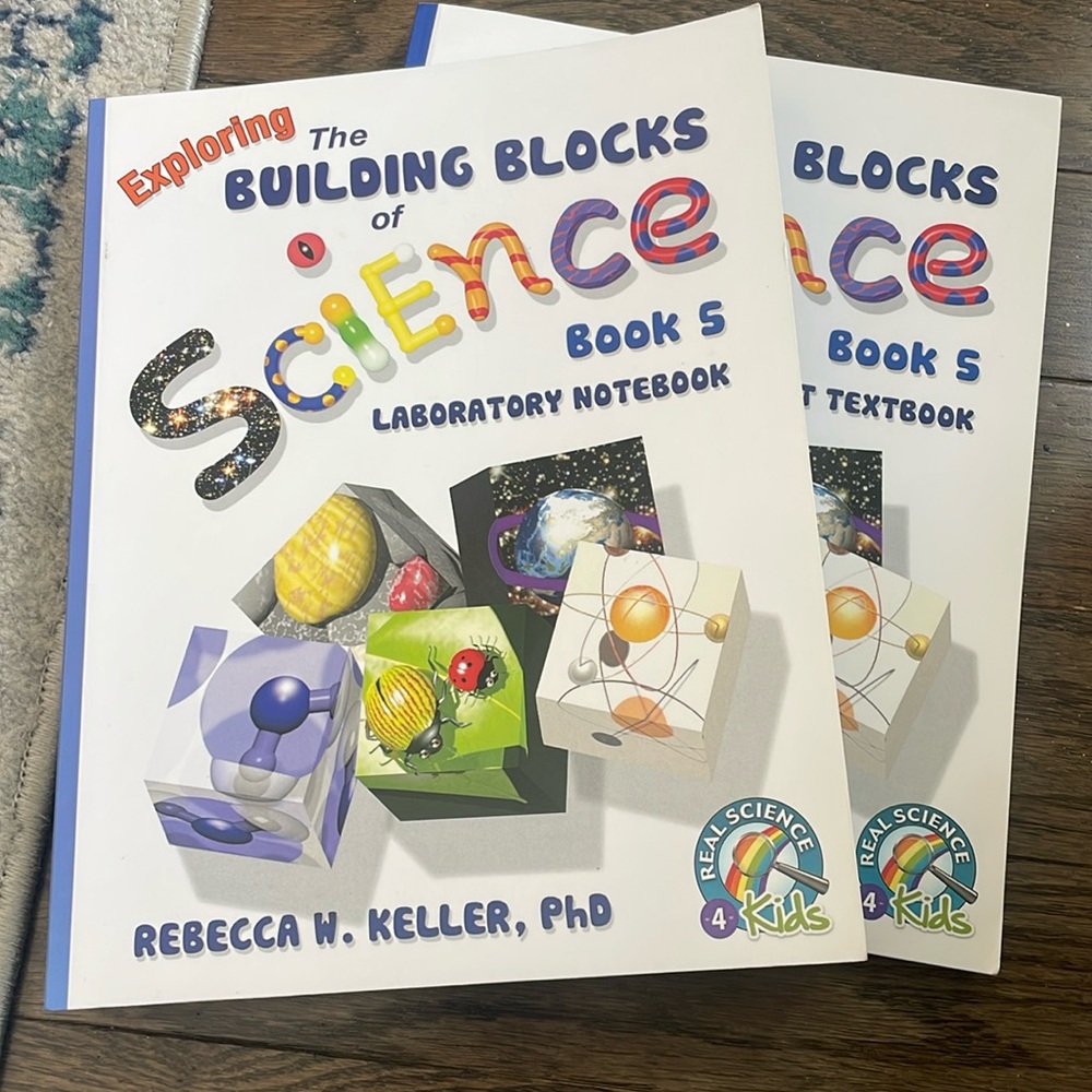 The building blocks of science book 5 2 book bundle textbook & notebook
